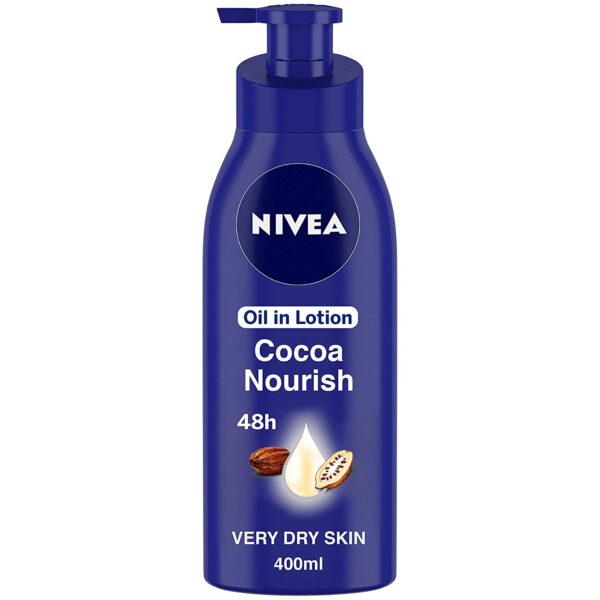 NIVEA Body Lotion for Very Dry Skin, Cocoa