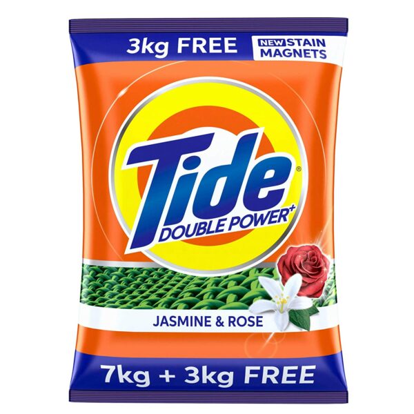 Tide Plus Double Power Detergent Washing Powder -7 kg + 3 Kg Free