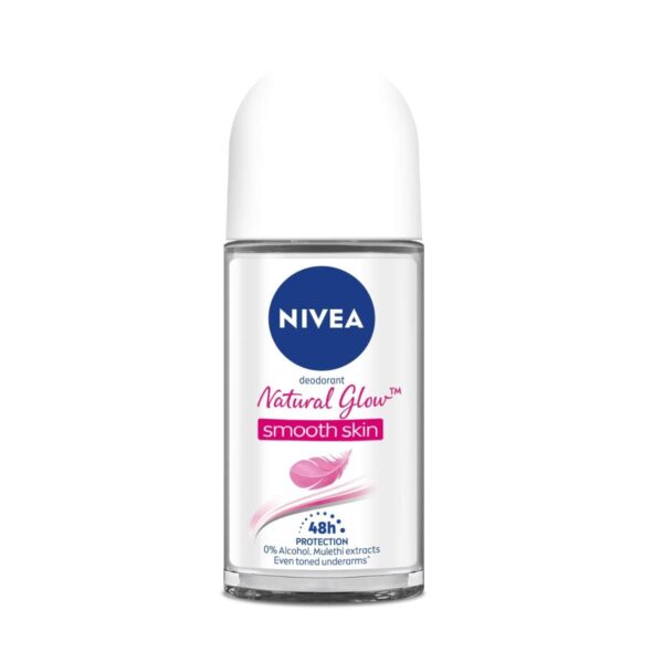 NIVEA Deodorant Roll on, Natural Glow 50 ml