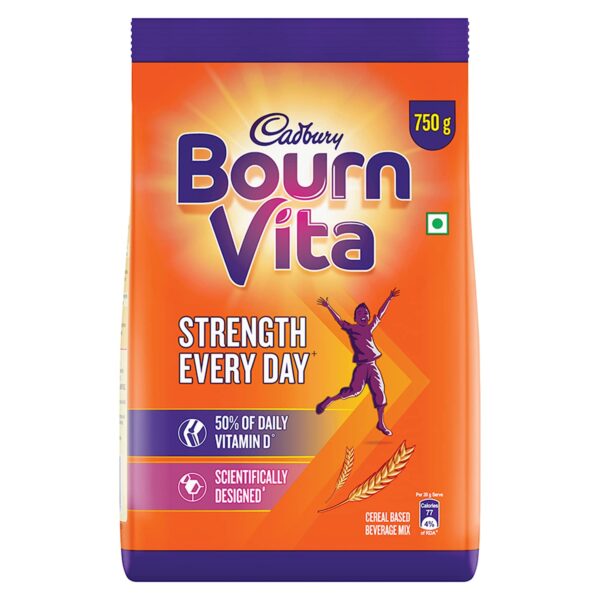 Cadbury Bournvita Chocolate Nutrition Drink, 1 kg Pouch