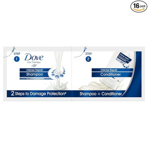 dove intense repair shampoo conditioner combo Mrp 5 (Pack of 384)