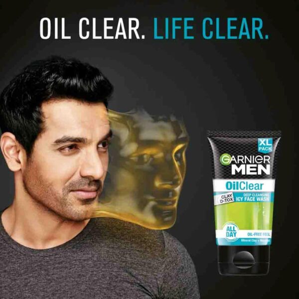 Garnier Men Oil Clear Face Wash 100g